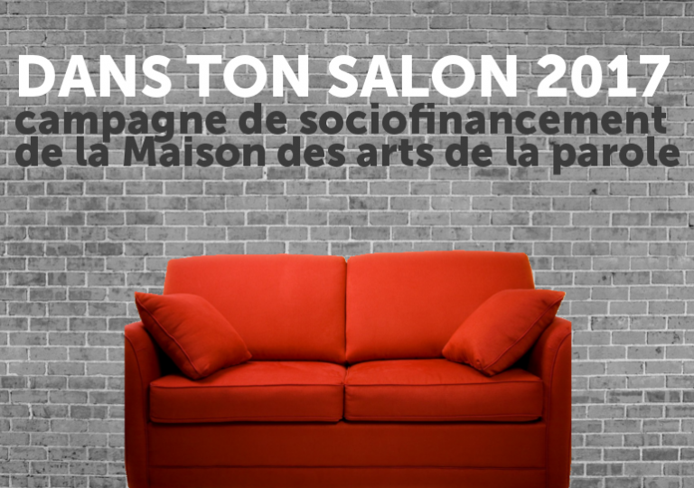 Dans ton salon - Campagne de socio-financement